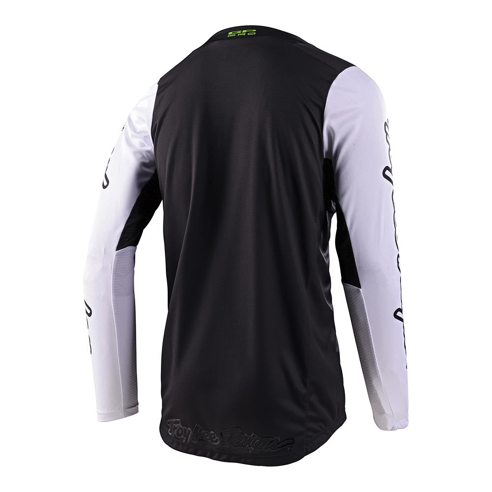 Maillot Motocross Troy Lee Designs GP Pro Boltz Negro/Blanco | Rendimiento Avanzado