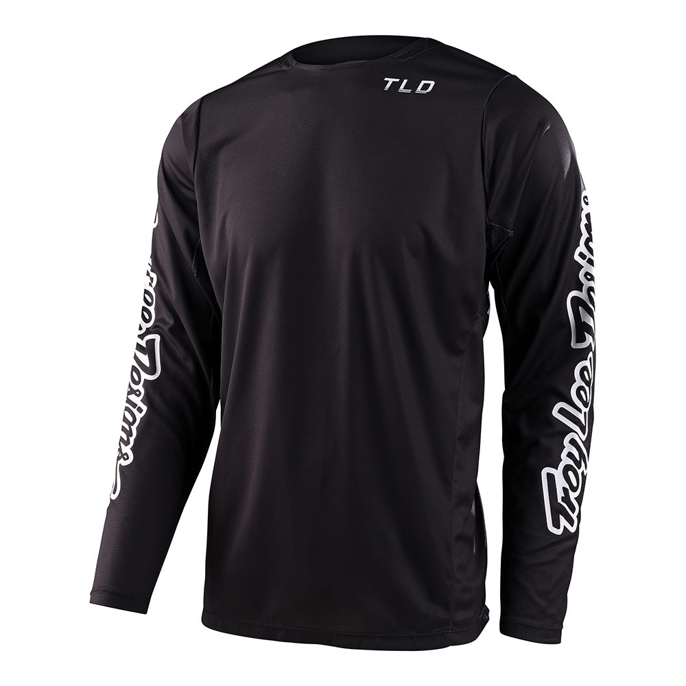 Maillot GP Pro Troy Lee Designs Negro Monocromático: Rendimiento Superior para Motocross y Enduro