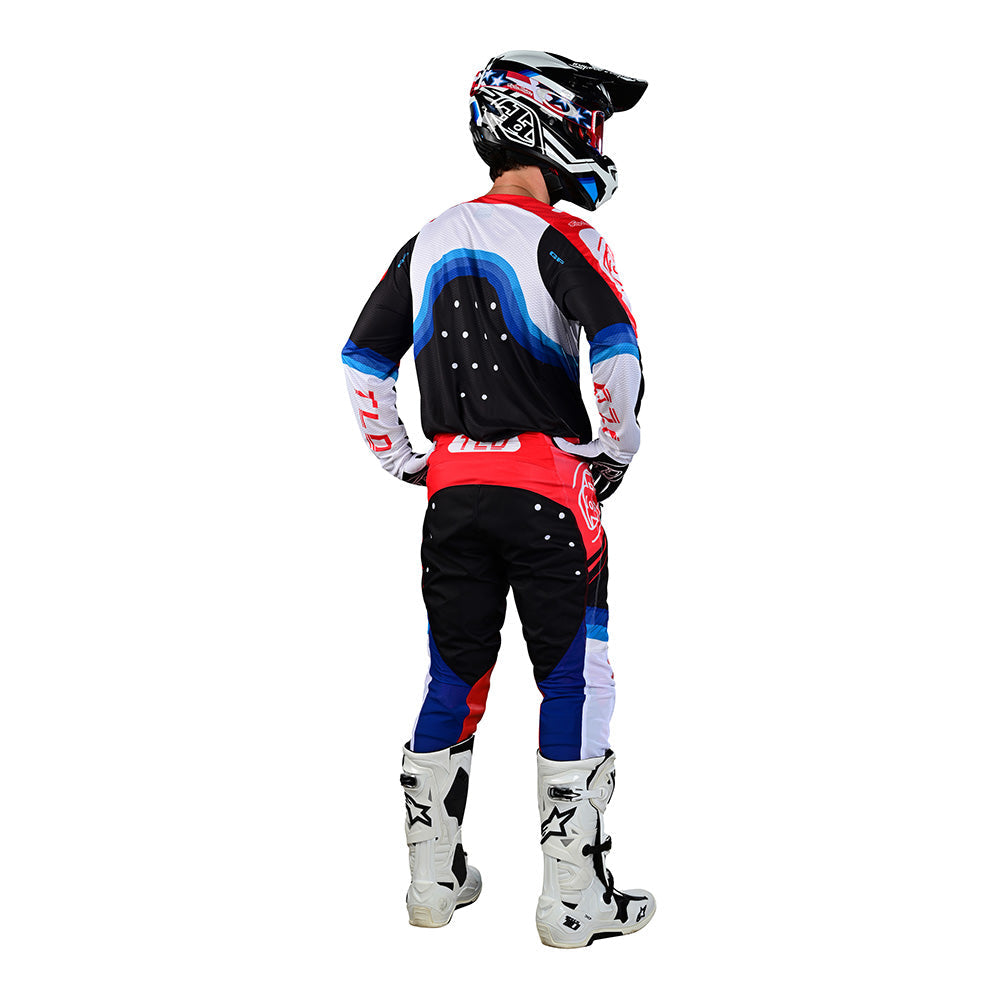 Maillot Troy Lee Designs GP Pro Air Apex Rojo/Negro: Ventilado, Transpirable, Motocross Enduro