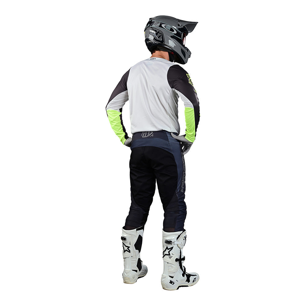 Maillot Motocross Troy Lee Designs GP Pro Boltz Transpirable Rendimiento Amarillo Fluorescente