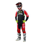 Pantalones Motocross Troy Lee Designs GP Pro Partical Negros Rojos Rendimiento Superior