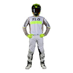Maillot Troy Lee Designs SE Pro Grid Fog Flo Amarillo: Rendimiento, Ajuste y Comodidad