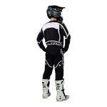 Maillot Troy Lee Designs SE Pro Radian Negro/Blanco Rendimiento MX Enduro