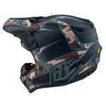 Casco Troy Lee Designs SE4 Polyacrylite Matrix Camo Negro MIPS: Protección Avanzada, Ligero, Ventilación Óptima