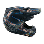 Casco Troy Lee Designs SE4 Polyacrylite Matrix Camo Negro MIPS: Protección Avanzada, Ligero, Ventilación Óptima