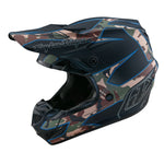 Casco Troy Lee Designs SE4 Polyacrylite Matrix Camo Negro MIPS: Protección Avanzada, Ligero, Ventilación Óptima