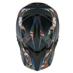 Casco Troy Lee Designs SE4 Polyacrylite Matrix Camo Negro MIPS: Protección Avanzada, Ligero, Ventilación Óptima