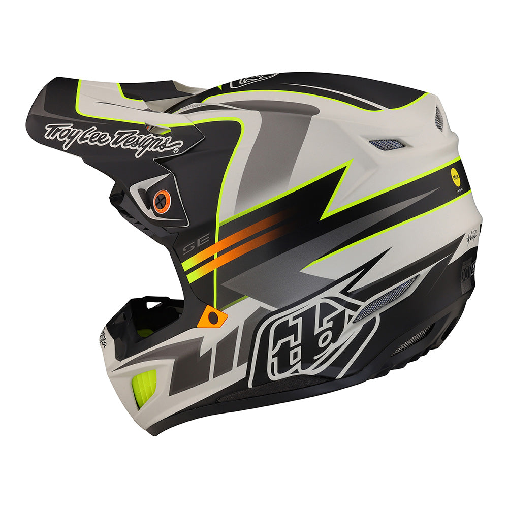 Casco Compuesto Troy Lee Designs SE5 Saber Fog: Protección MIPS Avanzada Off-Road