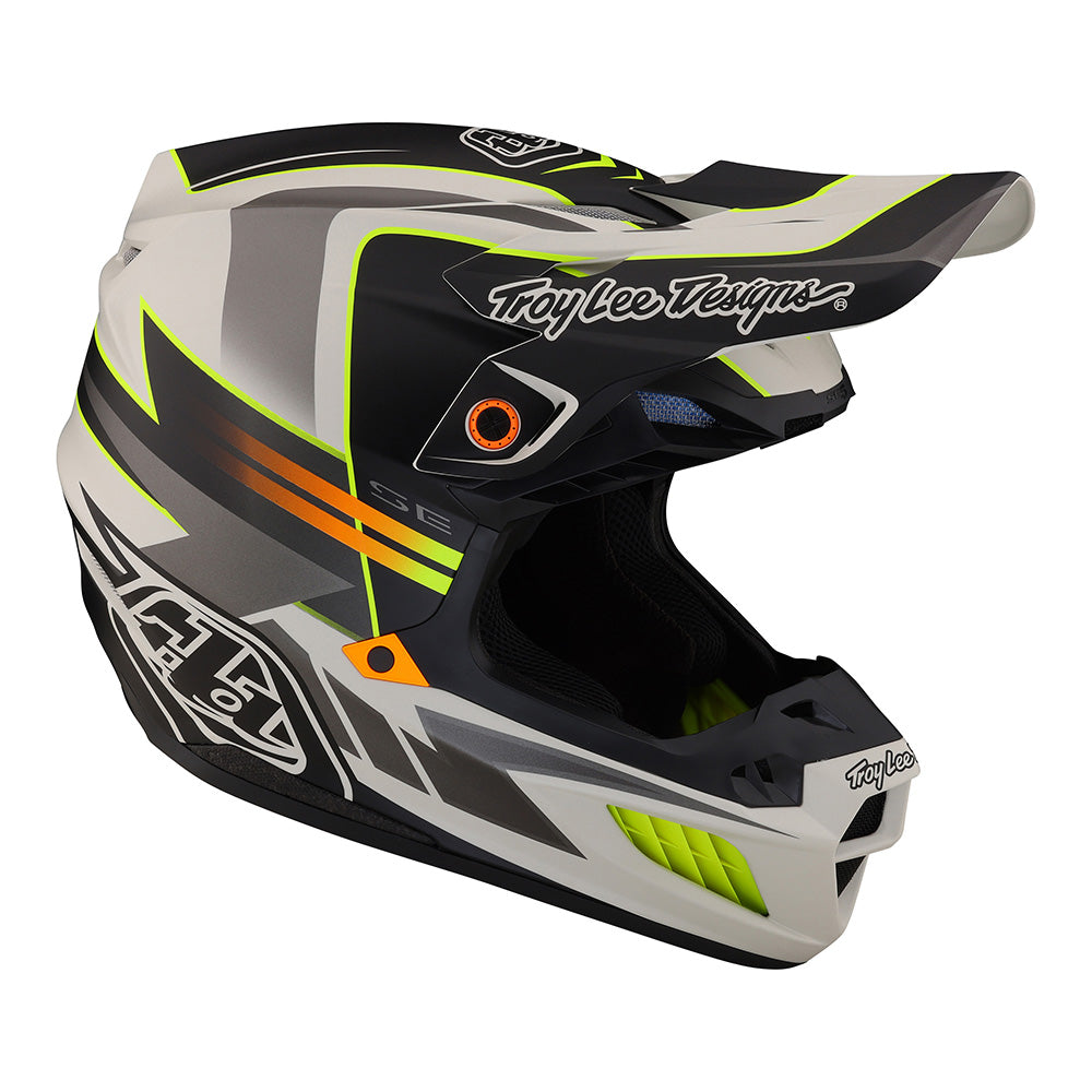 Casco Compuesto Troy Lee Designs SE5 Saber Fog: Protección MIPS Avanzada Off-Road