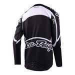 Maillot Troy Lee Designs SE Pro Radian Negro/Blanco Rendimiento MX Enduro