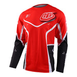Maillot Troy Lee Designs SE Pro Radian Rojo/Blanco: Rendimiento, Ligero, Transpirable