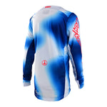 Maillot Motocross Troy Lee Designs GP Pro Juvenil Blanco Azul Ligero Transpirable