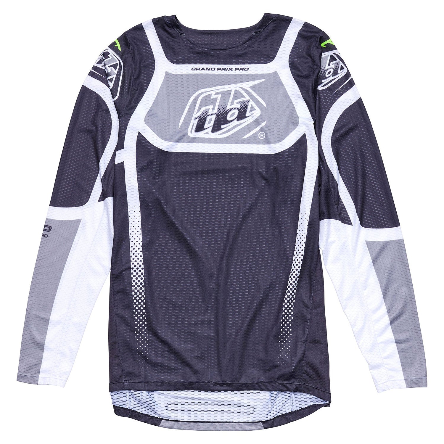 Maillot Motocross Troy Lee Designs GP Pro Air Bandas Gris Fantasma Transpirable