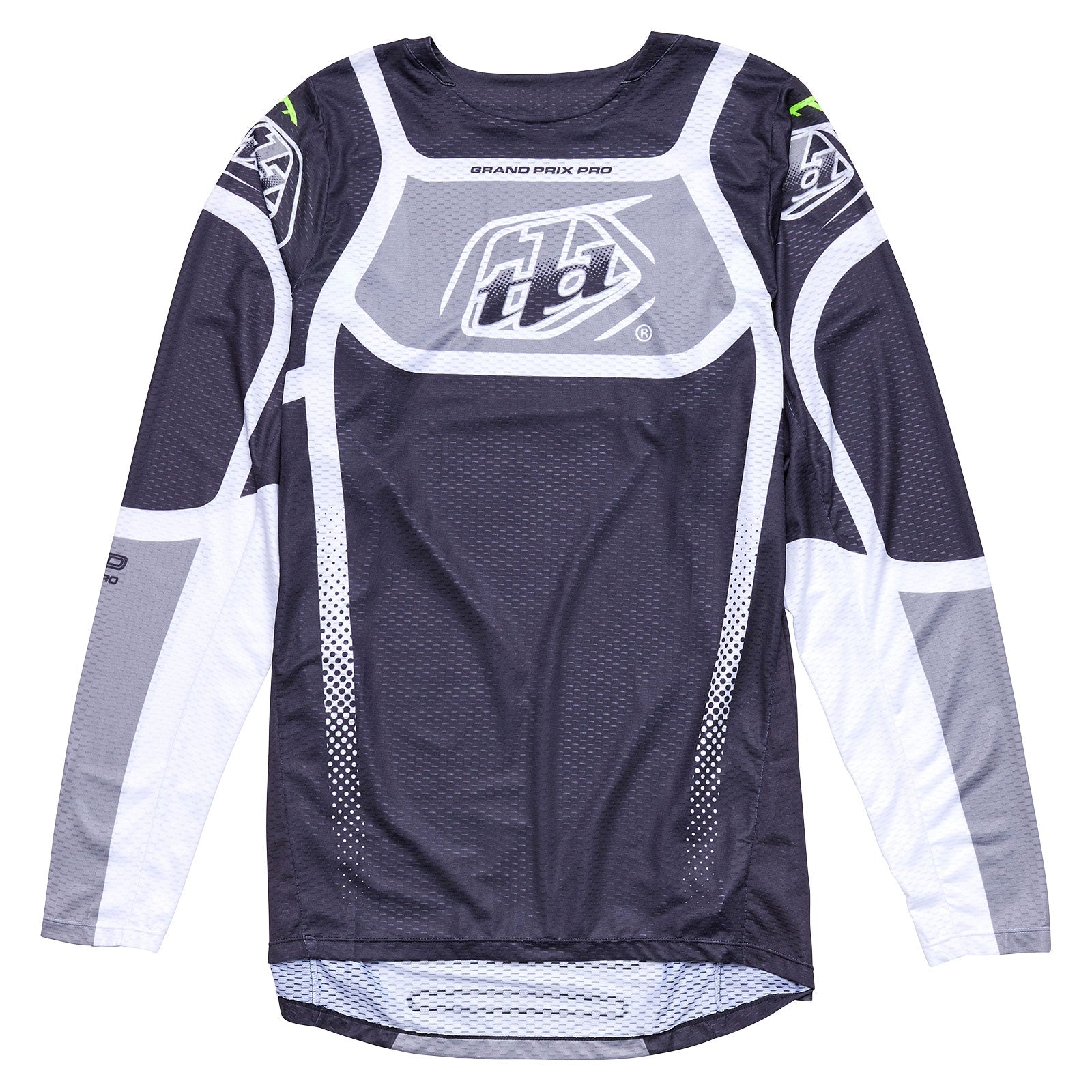 Maillot Motocross Troy Lee Designs GP Pro Air Bandas Gris Fantasma Transpirable