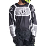 Maillot Motocross Troy Lee Designs GP Pro Air Bandas Gris Fantasma Transpirable