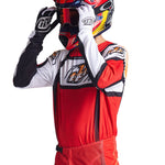 Maillot Troy Lee Designs GP Pro Air Motocross Ventilado Rojo/Blanco Clima Cálido