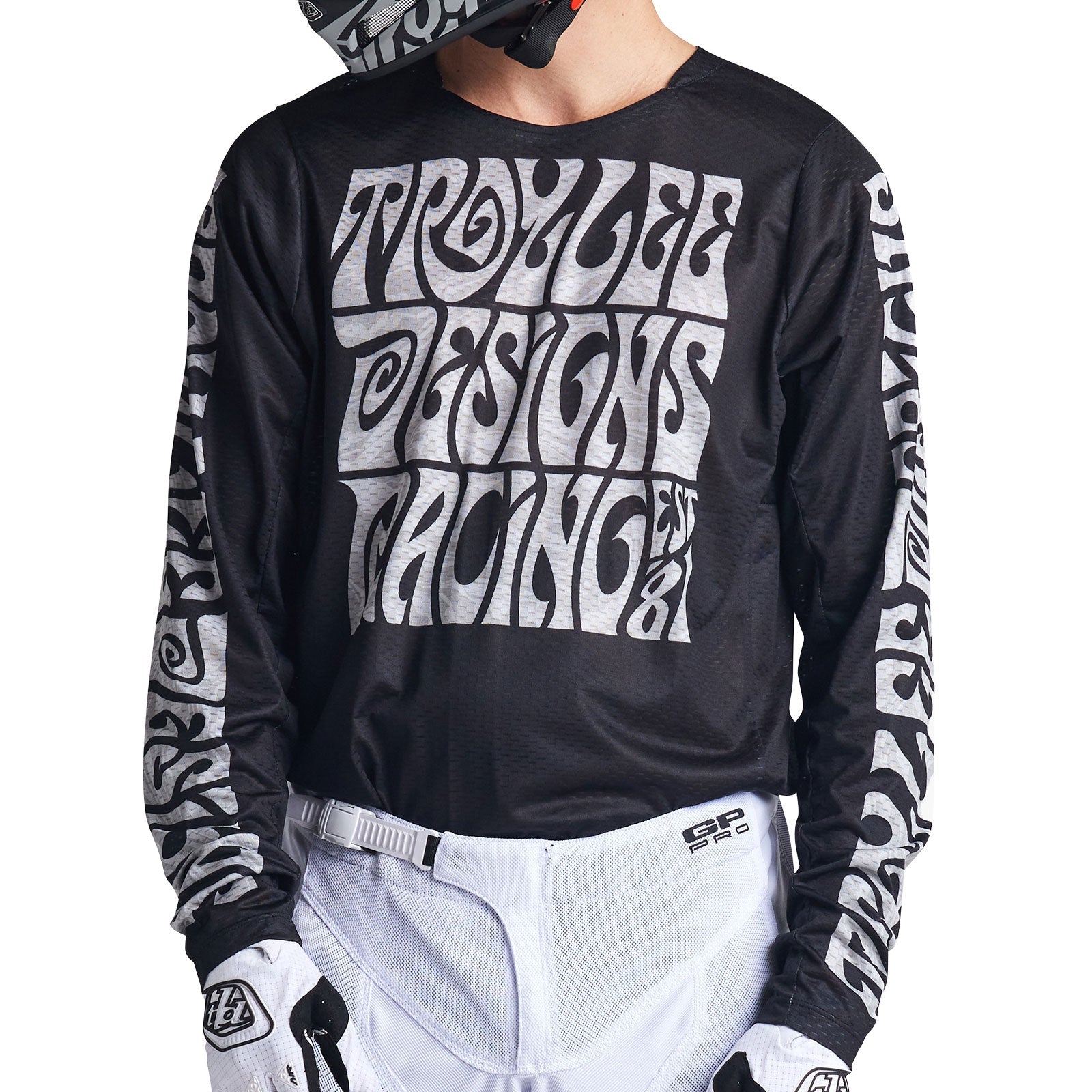 Maillot Troy Lee Designs GP Pro Air Transpirable Manic Monday Negro Rendimiento