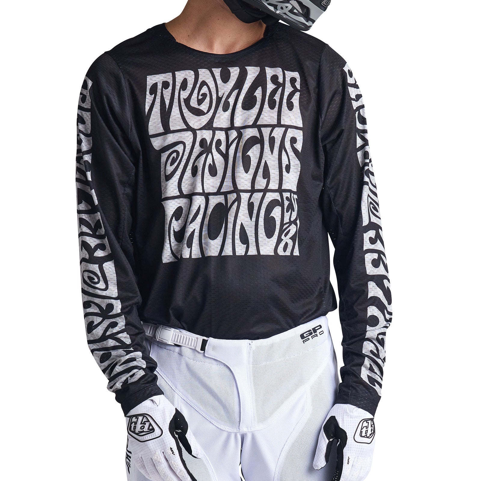 Maillot Troy Lee Designs GP Pro Air Transpirable Manic Monday Negro Rendimiento