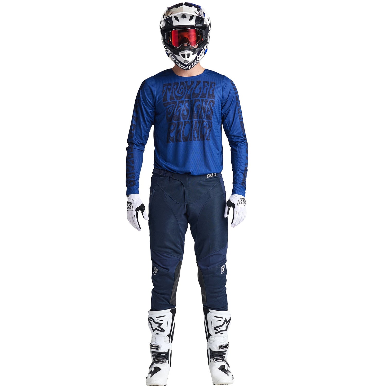 Maillot GP Pro Air TLD Motocross Enduro Ventilado Ligero Transpirable Azul