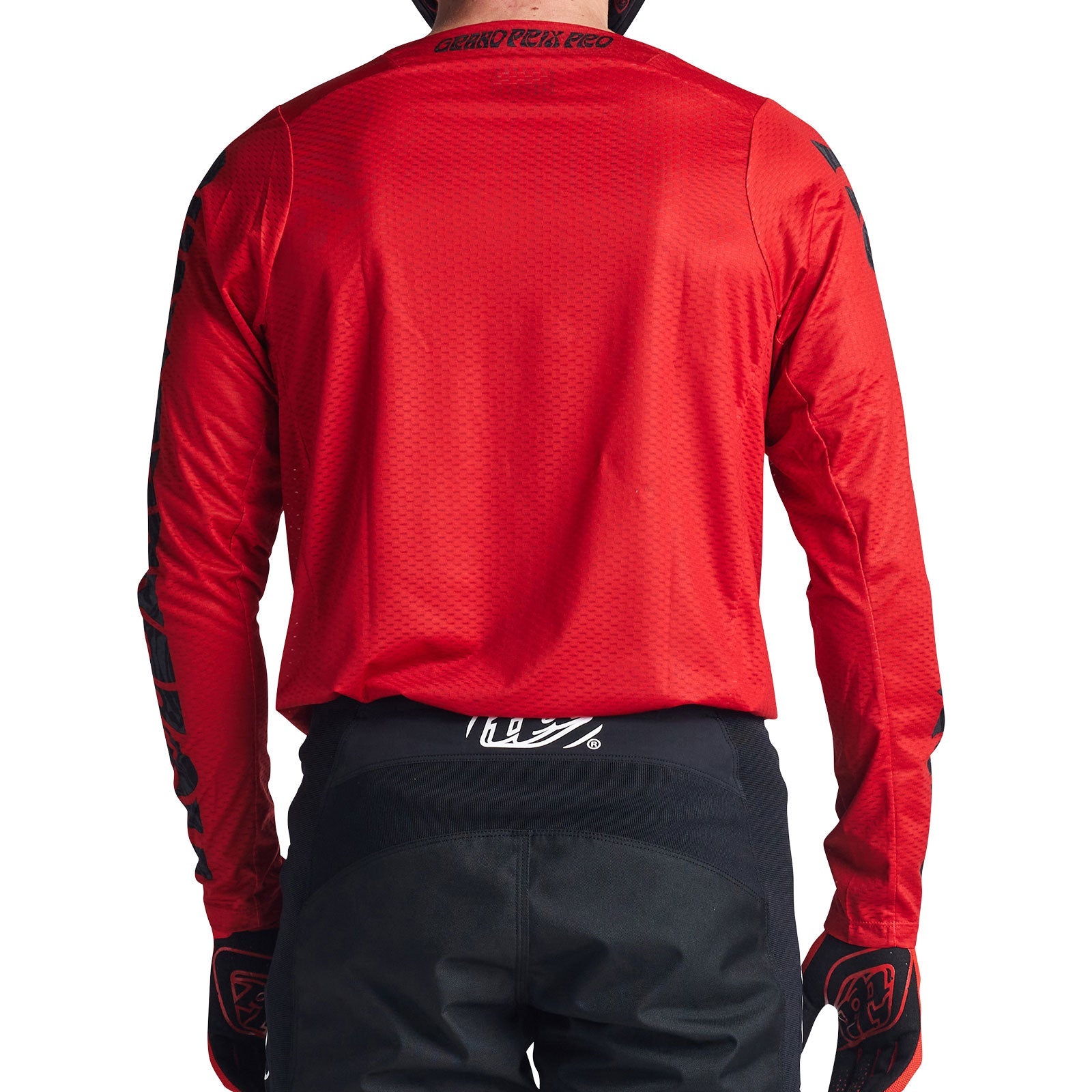 Maillot Troy Lee Designs GP Pro Air Manic Monday Rojo Intenso, Máxima Ventilación