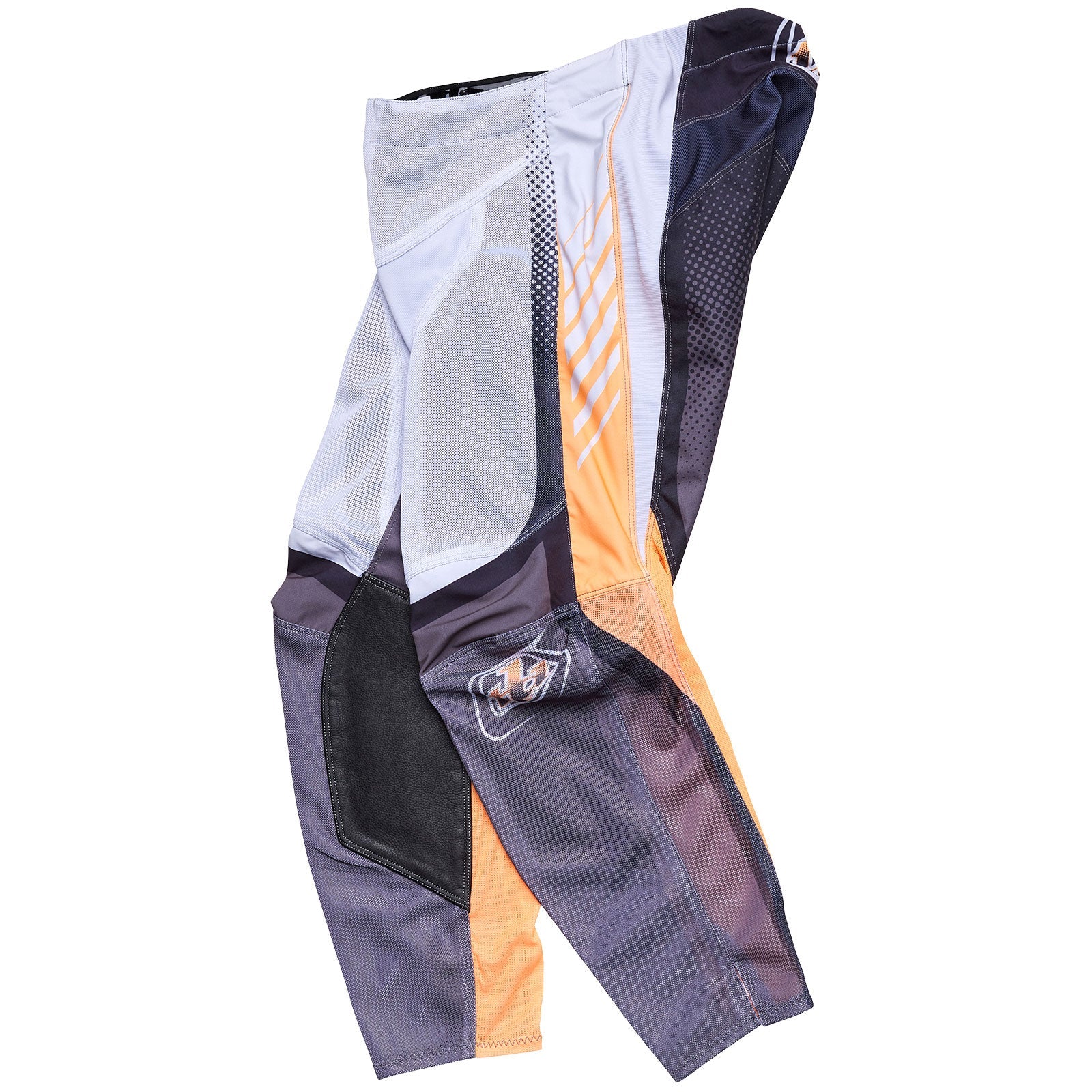 Pantalón Motocross Troy Lee Designs GP Pro Air Gris Naranja Neón Ventilado
