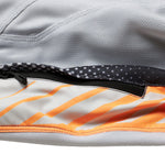 Pantalón Motocross Troy Lee Designs GP Pro Air Gris Naranja Neón Ventilado
