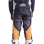 Pantalón Motocross Troy Lee Designs GP Pro Air Gris Naranja Neón Ventilado