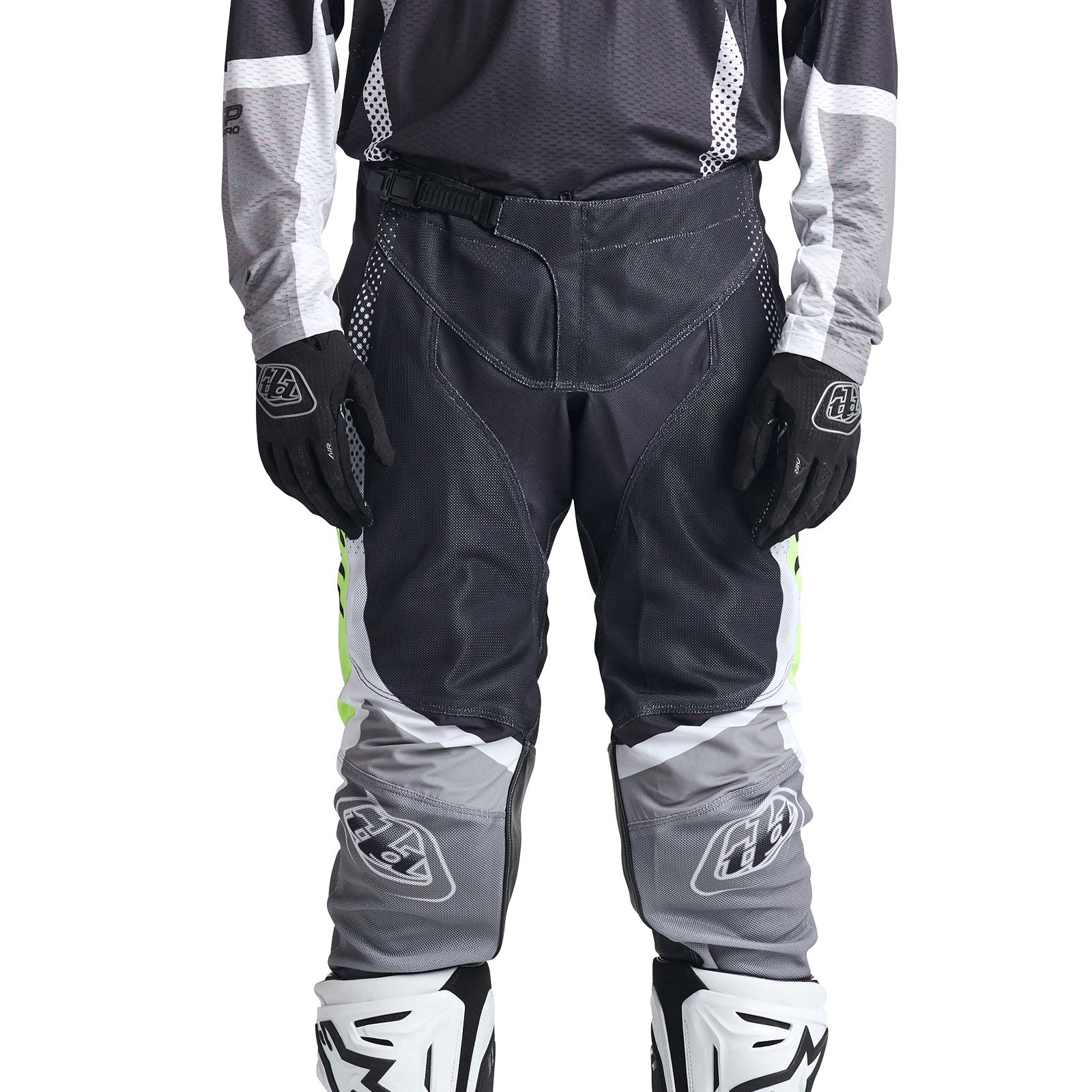 Pantalones Motocross Troy Lee Designs GP Pro Air Phantom Gris Ventilados Duraderos Rendimiento Superior