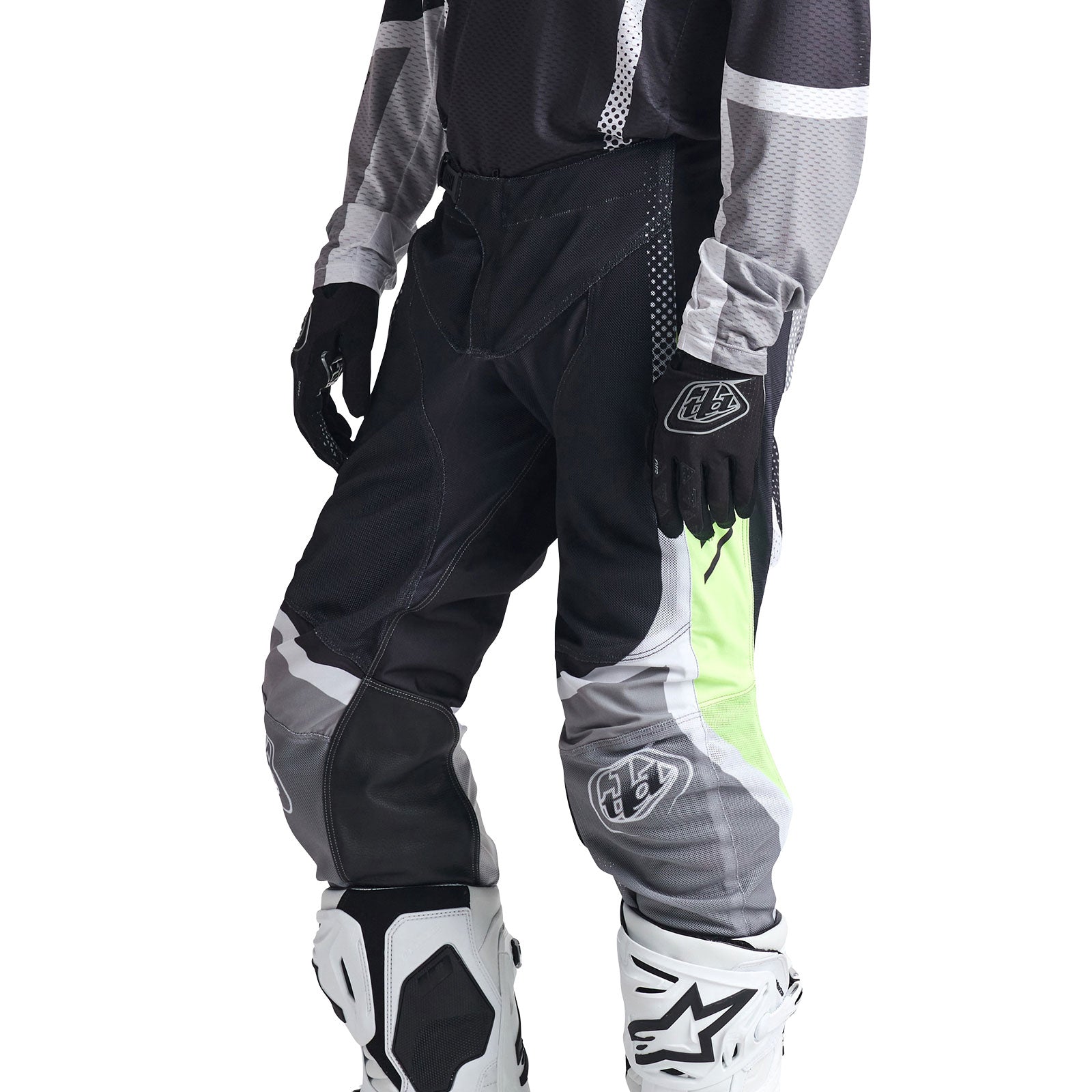 Pantalones Motocross Troy Lee Designs GP Pro Air Phantom Gris Ventilados Duraderos Rendimiento Superior