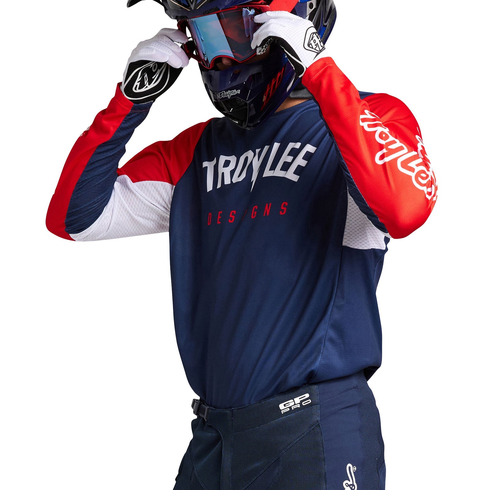 Maillot Troy Lee Designs GP Pro Boltz: Rendimiento Superior, Ventilado, Duradero para Motocross/Enduro