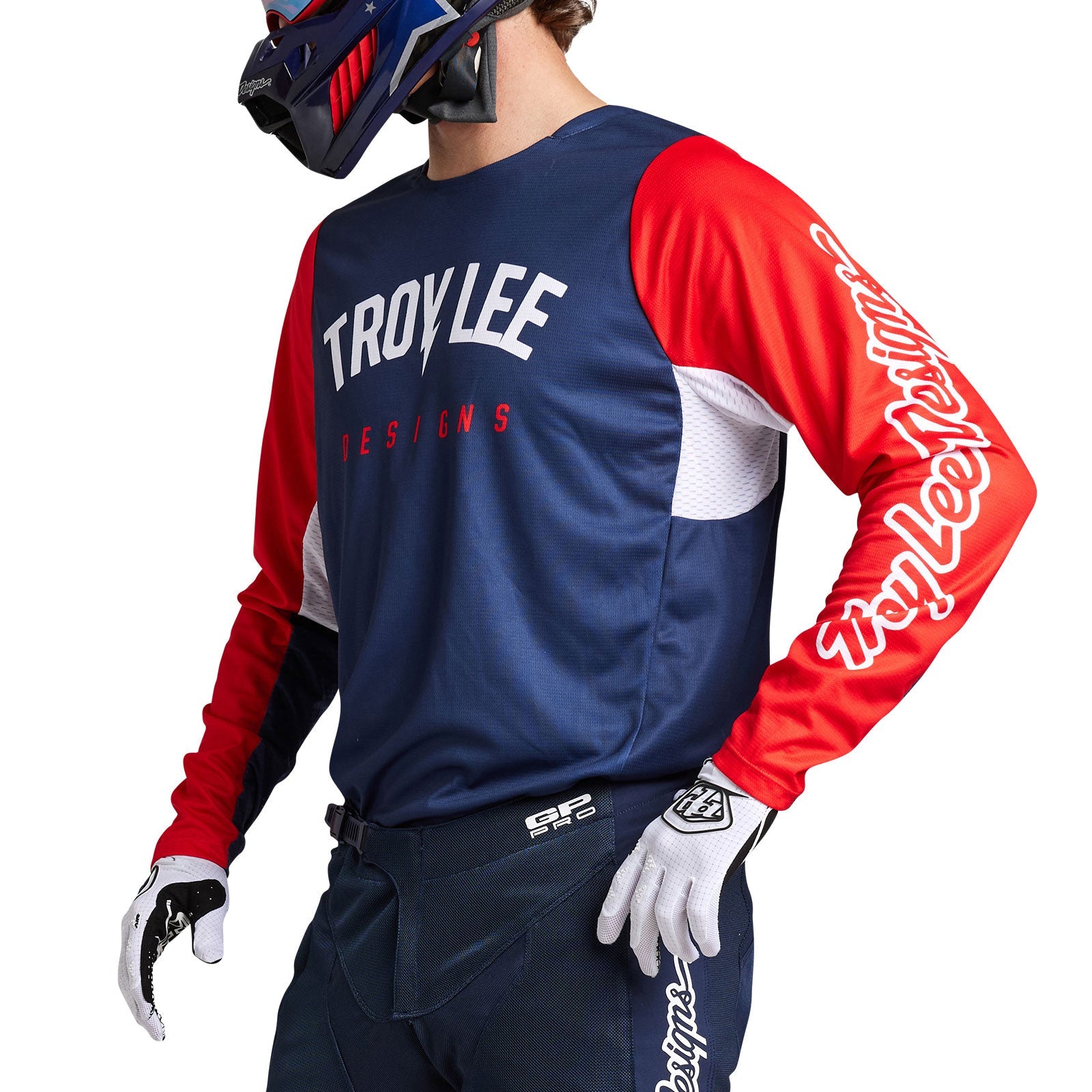 Maillot Troy Lee Designs GP Pro Boltz: Rendimiento Superior, Ventilado, Duradero para Motocross/Enduro