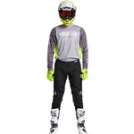 Maillot Troy Lee Designs GP Pro Boltz Plata Verde Fluorescente Motocross Enduro