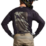 Maillot Troy Lee Designs GP Pro Boxed In Negro/Oliva Rendimiento MX Enduro