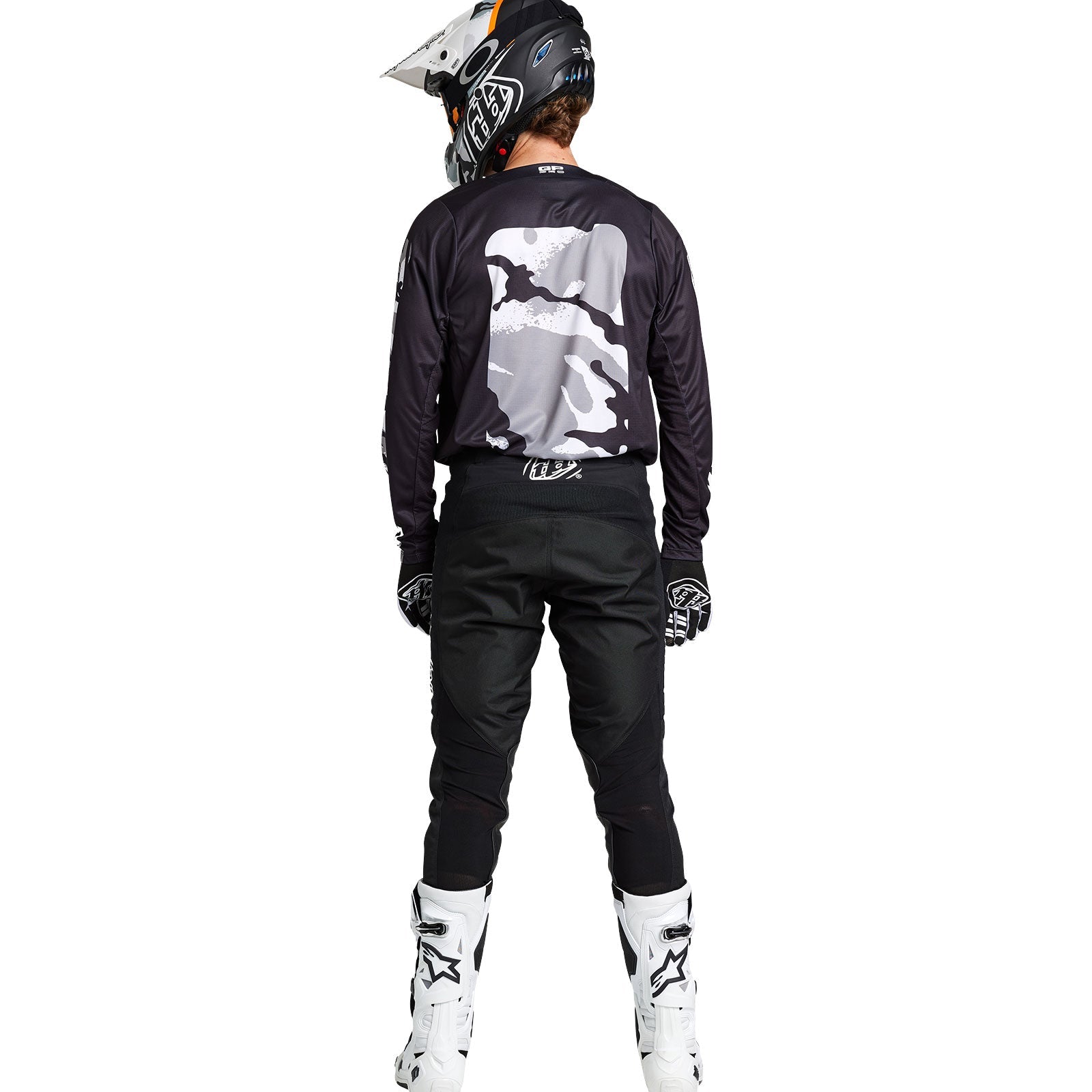 Maillot Troy Lee Designs GP Pro Boxed In Negro/Blanco: Rendimiento, Ventilación, Durabilidad