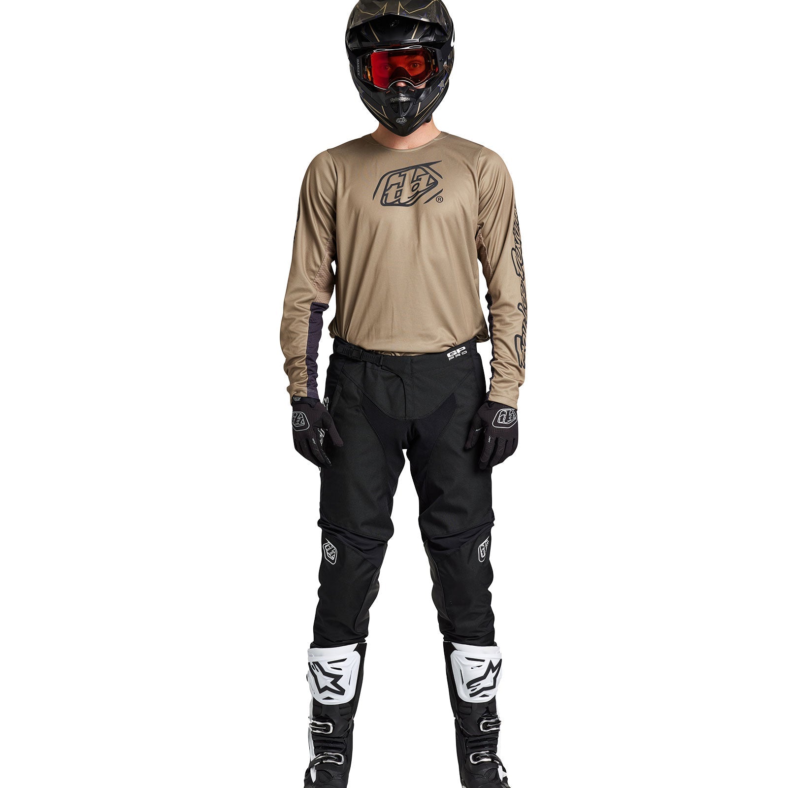 Maillot Troy Lee Designs GP Pro Icon Oak Vapor Motocross Enduro Rendimiento Superior