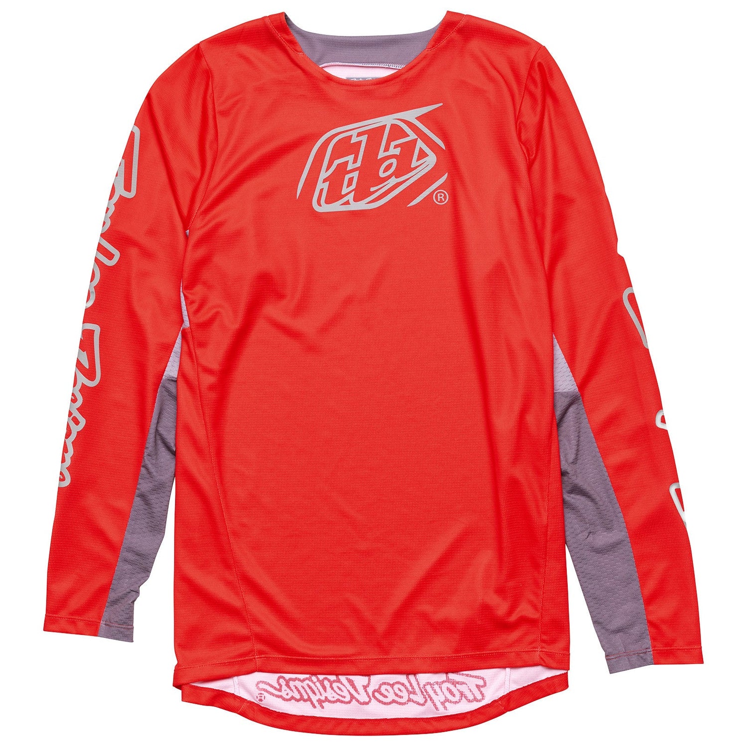 Troy Lee Designs GP Pro Icon Camiseta Motocross Enduro Roja/Gris Ventilada y Reforzada