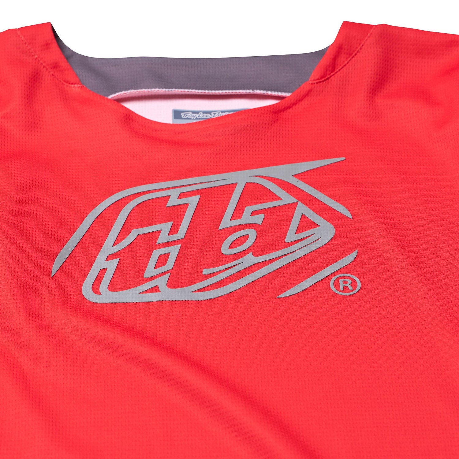 Troy Lee Designs GP Pro Icon Camiseta Motocross Enduro Roja/Gris Ventilada y Reforzada