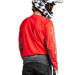 Troy Lee Designs GP Pro Icon Camiseta Motocross Enduro Roja/Gris Ventilada y Reforzada