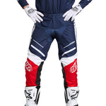 Pantalones Moto Troy Lee Designs GP Pro Blends Ventilados Reforzados Azul Naranja