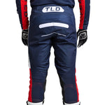Pantalones Moto Troy Lee Designs GP Pro Blends Ventilados Reforzados Azul Naranja