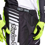 Pantalones Motocross Troy Lee Designs GP Pro Blends, Blancos/Rojos Brillantes