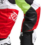 Pantalones Motocross Troy Lee Designs GP Pro Blends, Blancos/Rojos Brillantes