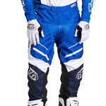 Pantalones Motocross GP Pro Mezcla Blanco/Azul: Rendimiento Superior, Protección y Ventilación