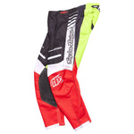 Pantalones Motocross Troy Lee Designs GP Pro Blends, Blancos/Rojos Brillantes