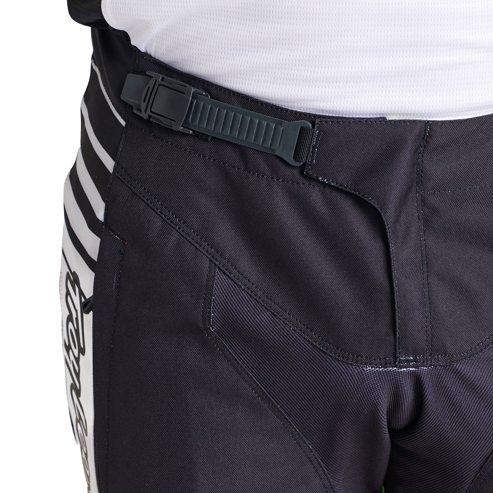 Pantalones Motocross Troy Lee Designs GP Pro Blends, Blancos/Rojos Brillantes