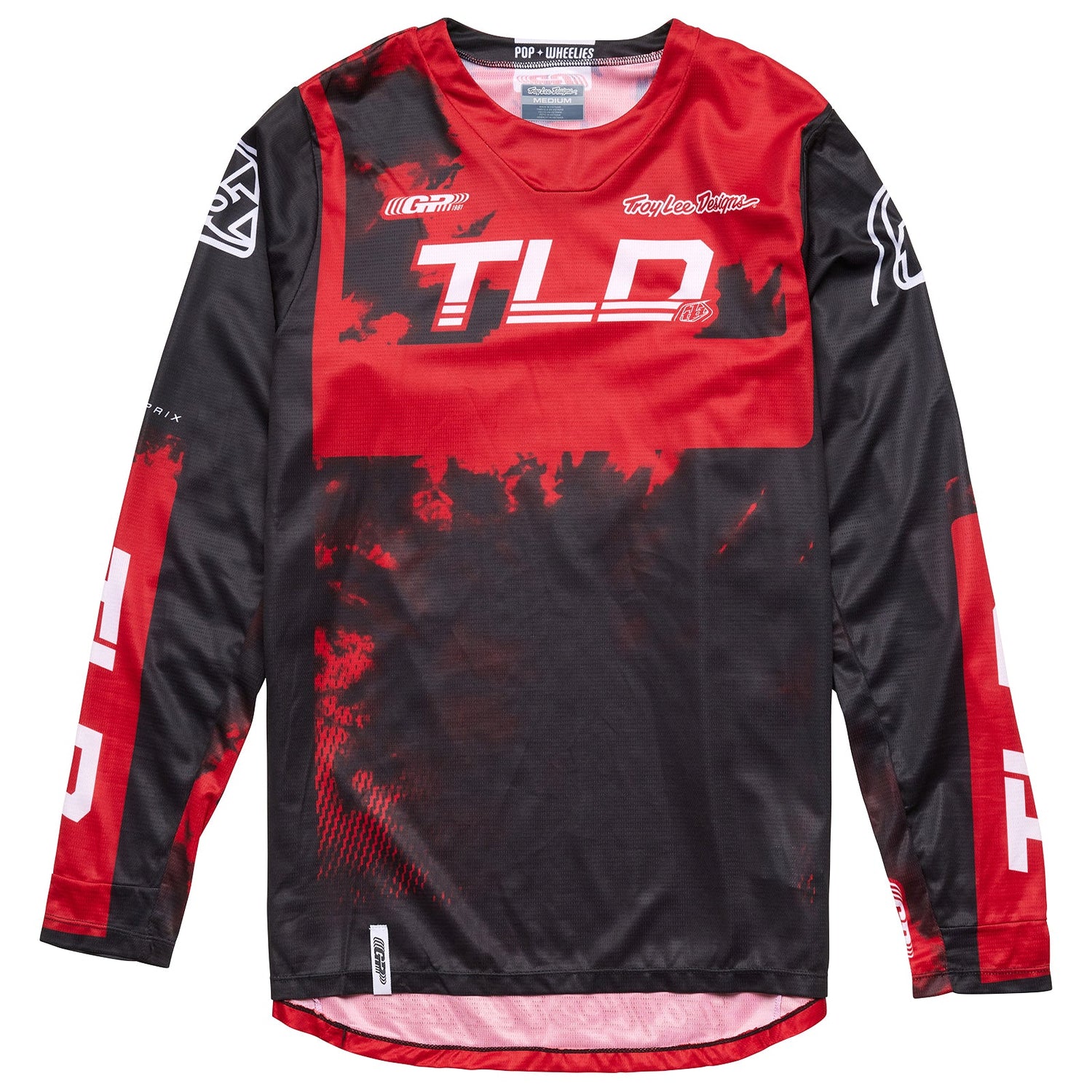 Maillot Juvenil Troy Lee Designs GP Astro Rojo/Negro: Durabilidad, Movilidad y Versatilidad Superior