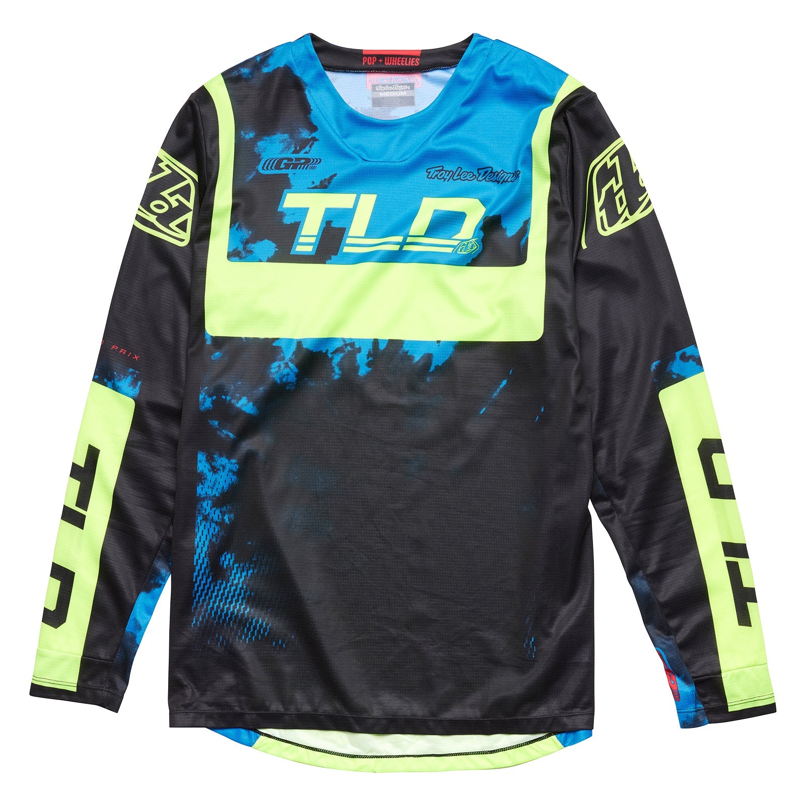 Maillot Juvenil Troy Lee Designs GP Astro Negro/Amarillo: Confort, Durabilidad y Rendimiento
