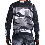 Maillot Motocross GP Troy Lee Designs Camuflaje Gris Rendimiento Duradero Versátil