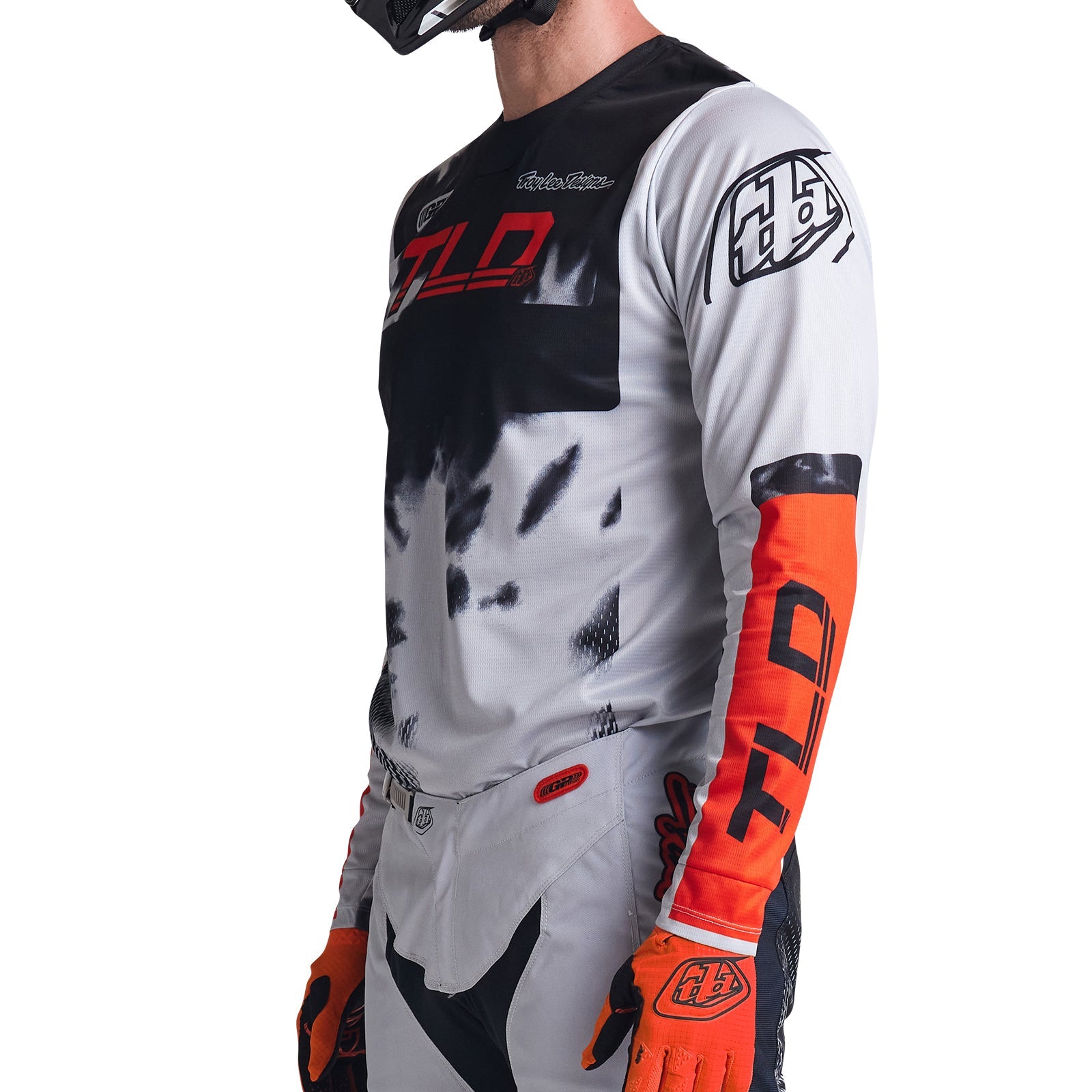 Maillot Troy Lee Designs GP Astro MX Enduro: Rendimiento Superior Gris Naranja