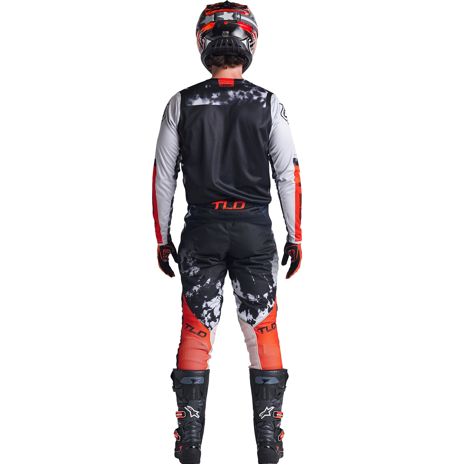 Maillot Troy Lee Designs GP Astro MX Enduro: Rendimiento Superior Gris Naranja